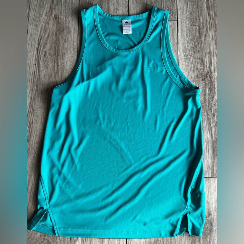 Adidas Climalite Tank Top - Mens Large - Blue